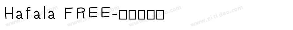 Hafala FREE字体转换